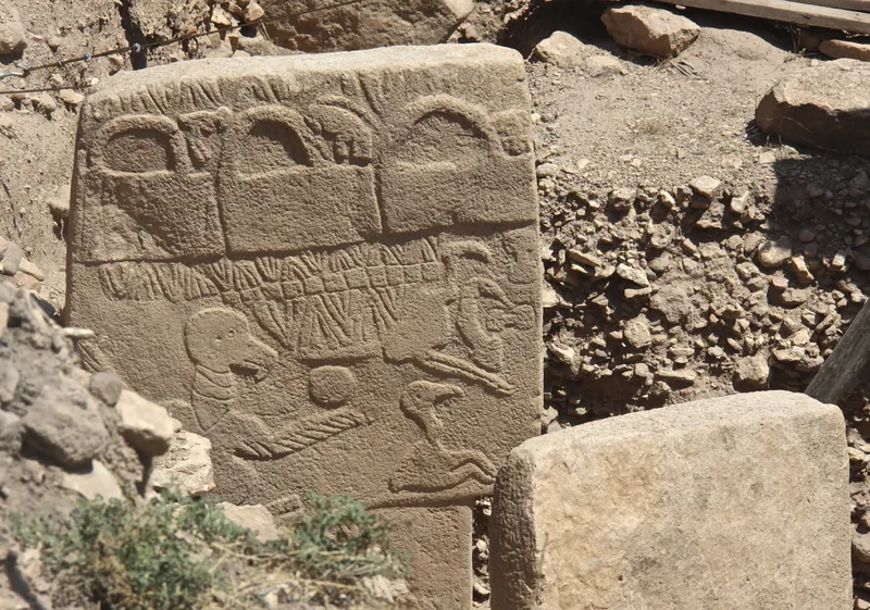 Pillar 43, the "Vulture Stone"