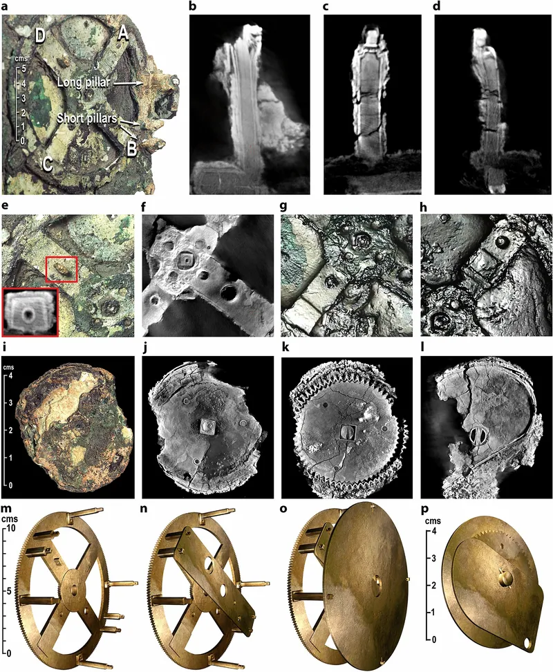 The Antikythera Mechanism fragments (X 15087): scan