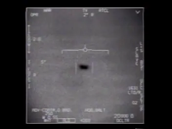 A frame of The three Navy infrared videos (FLIR1, GIMBAL, GOFAST)