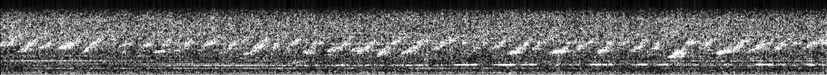 Spectrogram of The Upsweep recording