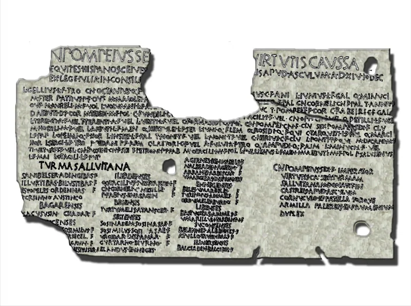 The Ascoli Bronze (Turma Salluitana, CIL I2 709)