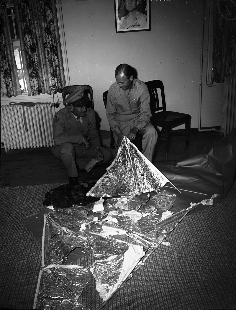 J. Bond Johnson's photographs of the debris in Ramey's office