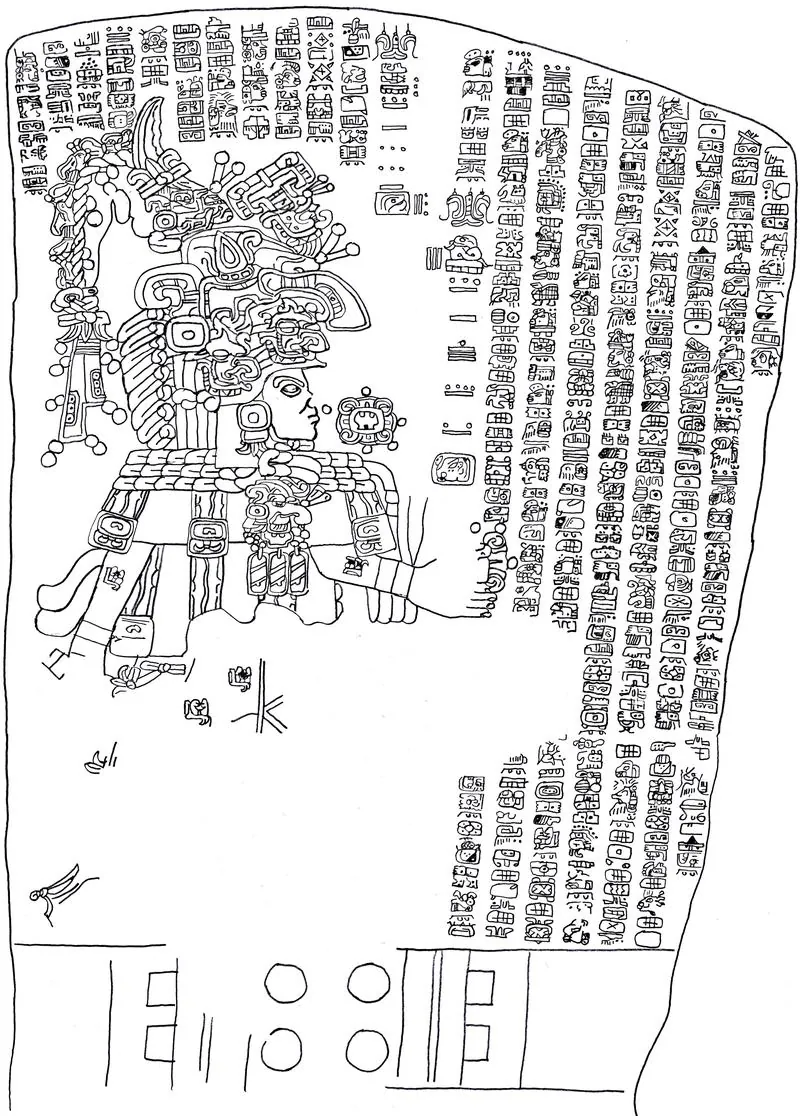 La Mojarra Stela 1: photograph