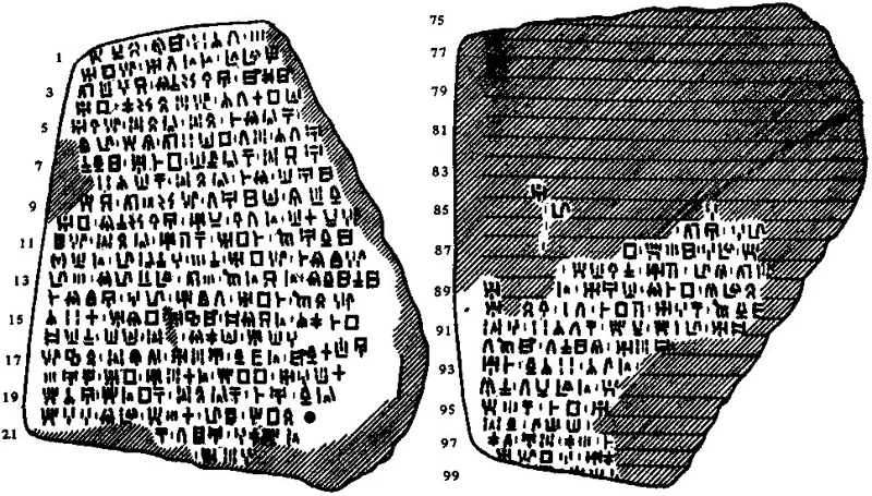 Cypro-Minoan clay tablet from Enkomi, Cyprus