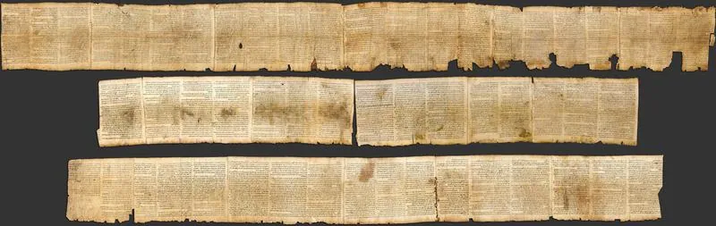 The Great Isaiah Scroll (1QIsaa): photograph