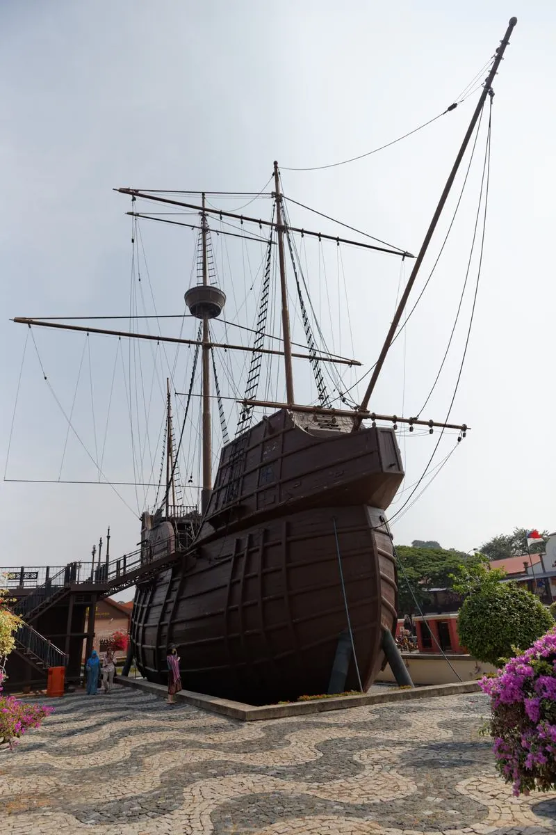 Replica of the Flor de la Mar (Muzium Samudera), Malacca: photograph