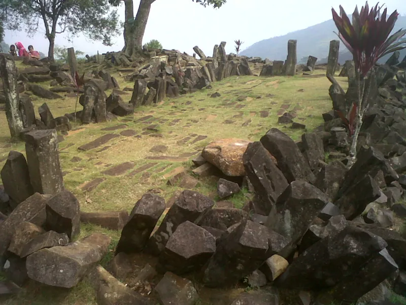 Taken from Gunung Padang Megalith Site, Cianjur, West Java, Indonesia
