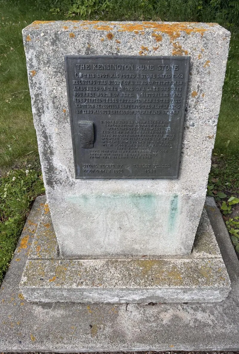 The Kensington Runestone: photograph