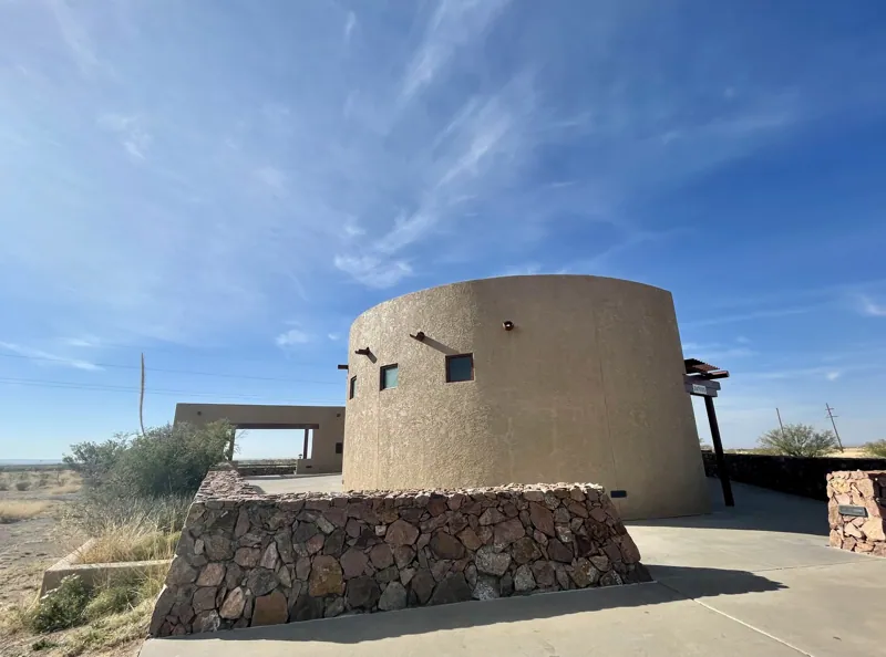 The Marfa Lights Viewing Area by day, November 2021