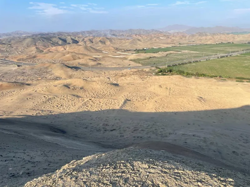 The Monte Sierpe archaeological complex in the Pisco valley, Ica, Peru.