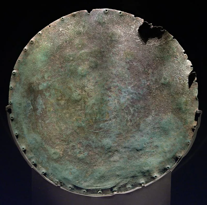 The Nebra Sky Disc (HK 2002:1649 a): photograph
