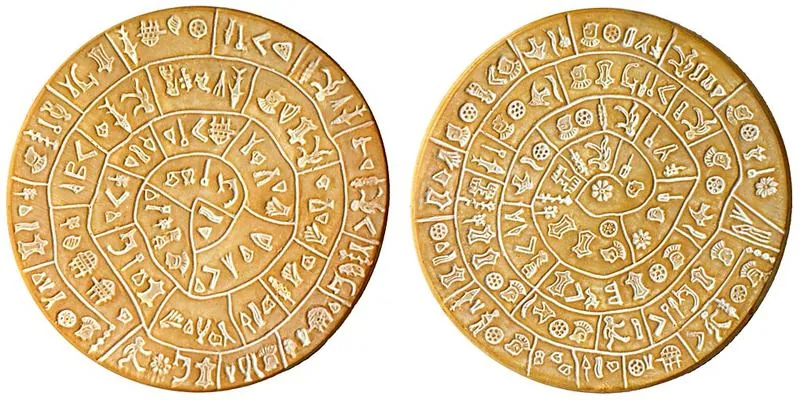 The Phaistos Disc: photograph