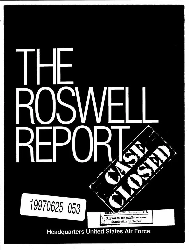 The Roswell Report: Case Closed (U.S. Air Force, 1997): scan