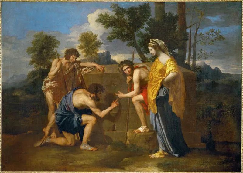 Nicolas Poussin, Les Bergers d'Arcadie (Et in Arcadia ego, second version): photo
