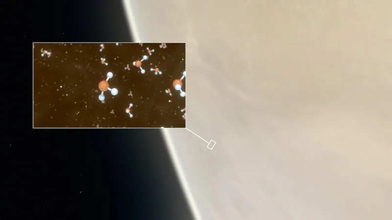 Photograph: Phosphine in the clouds of Venus