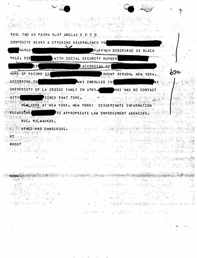 The FBI's Zodiac file, with the Laboratory's 1969 cryptanalysis of Z340: scan