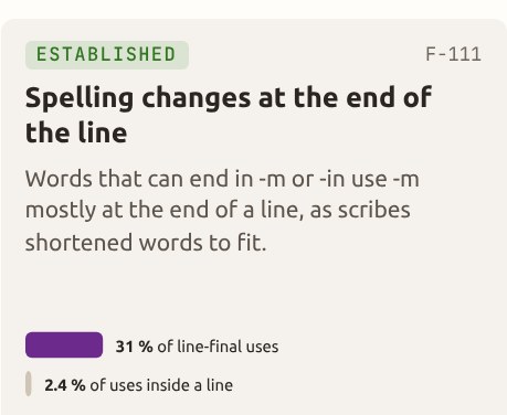 Spelling changes at the end of the line